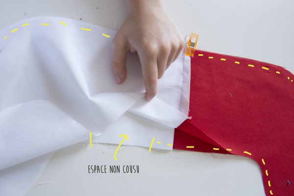 La botte de Noël (taille enfant) ultra facile - Les tutos couture de