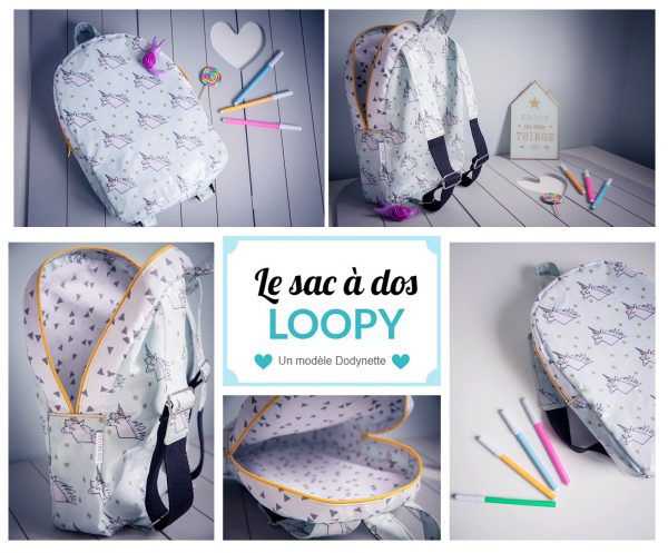 Cousez votre sac à dos LOOPY (disponible en 2 tailles) ! - Les tutos