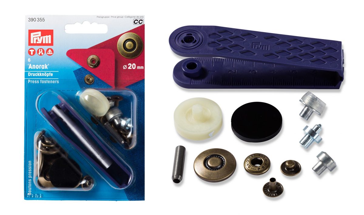 thumbnail image 2 of 50x S-Spring Snap Buttons + Installation Tool – Compatible With Prym Vario Pliers 2 of 4