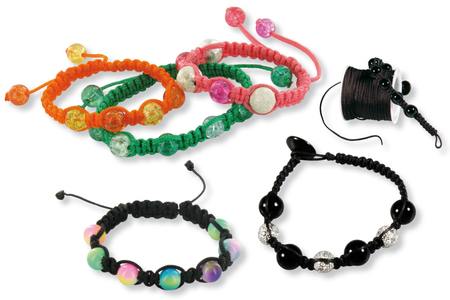 Kit pour fabrication de bracelet style Shamballa- Perles et créations